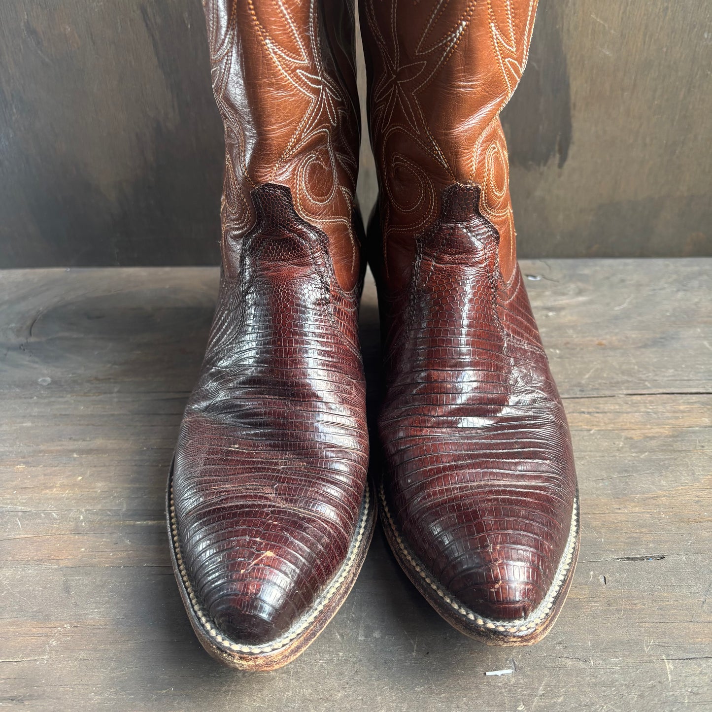 Dan Post Brown Reptile Boot
