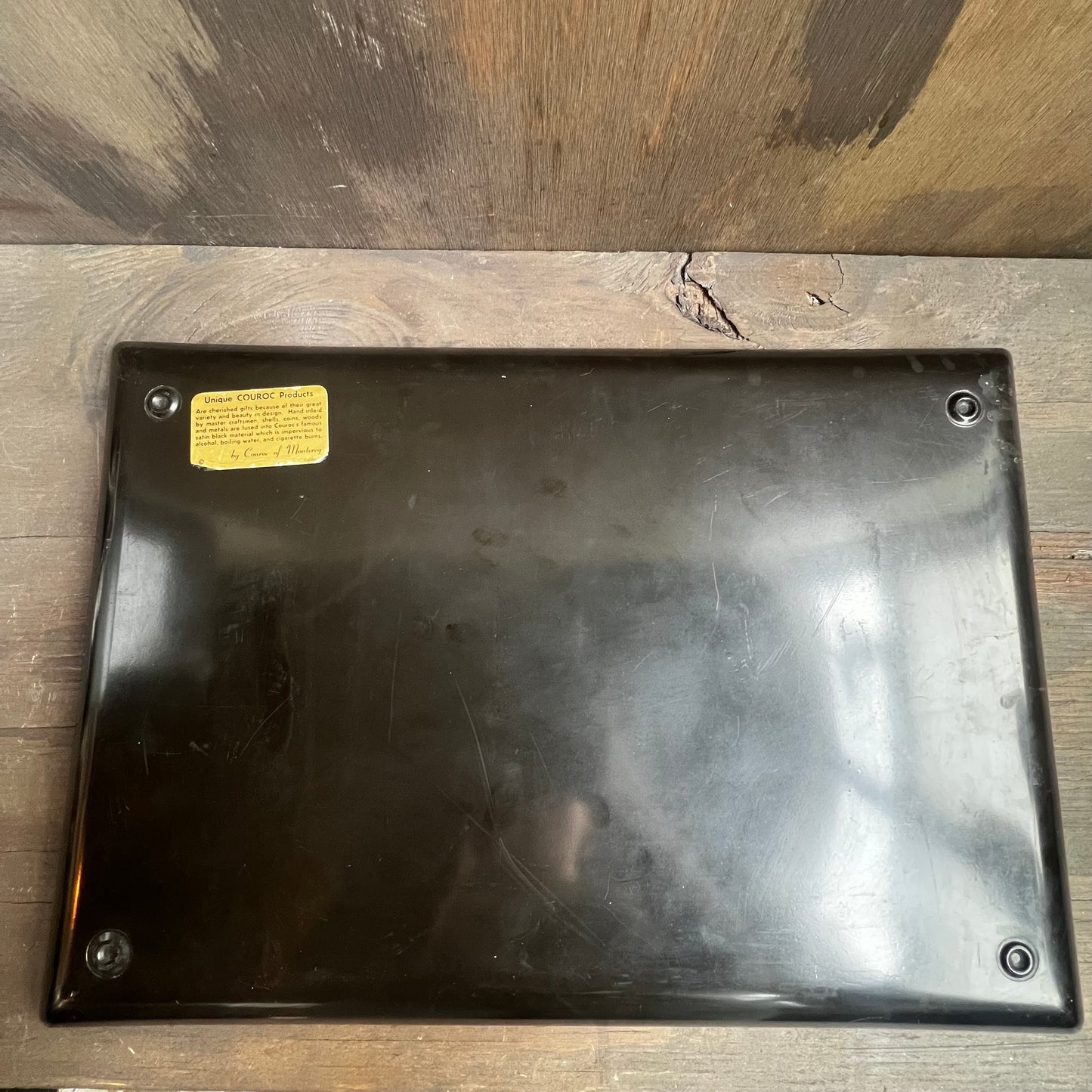 Couroc Stage Coach Platter