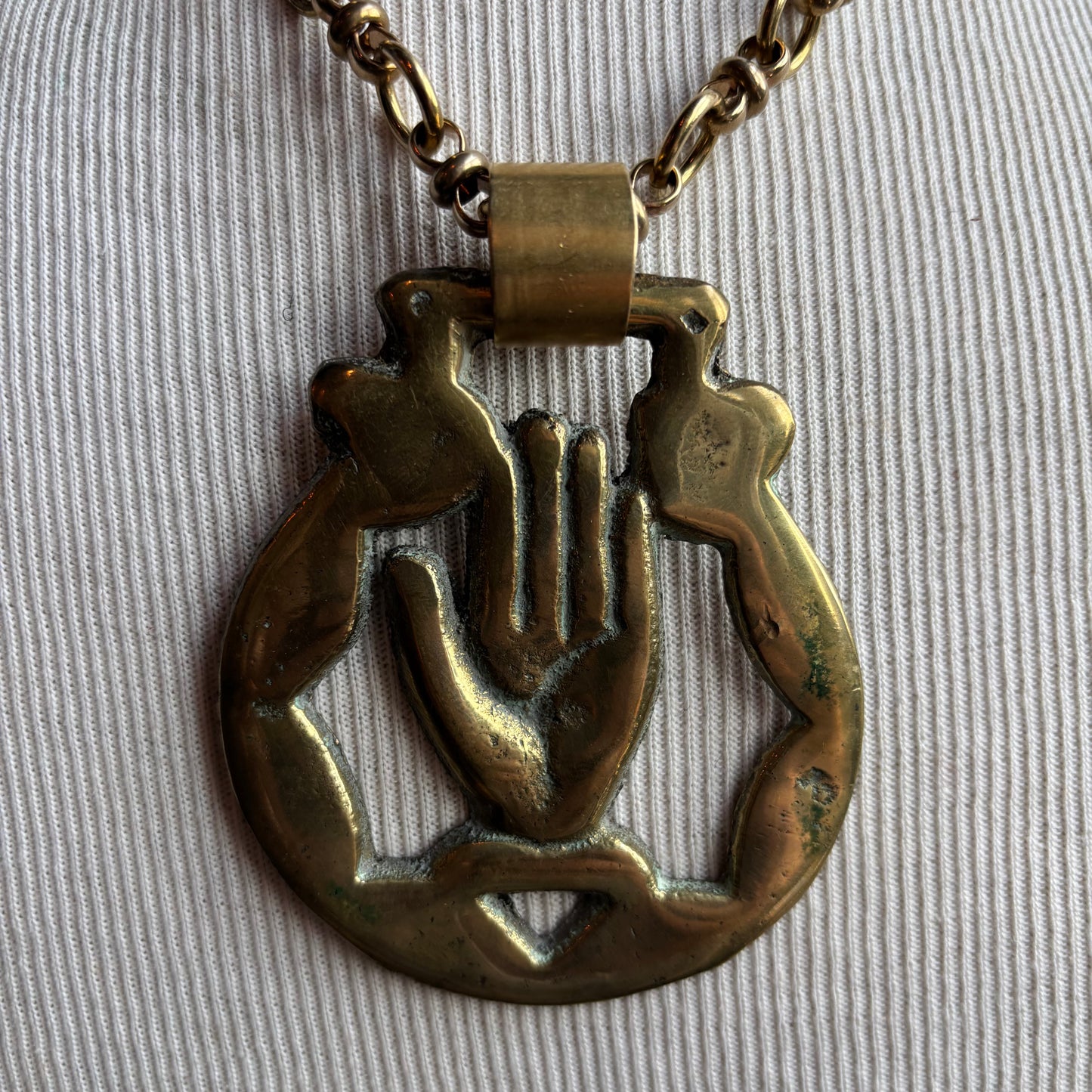 Mac Warman Hand Medallion Necklace