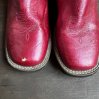Roper Pink Butterfly Kids Boots