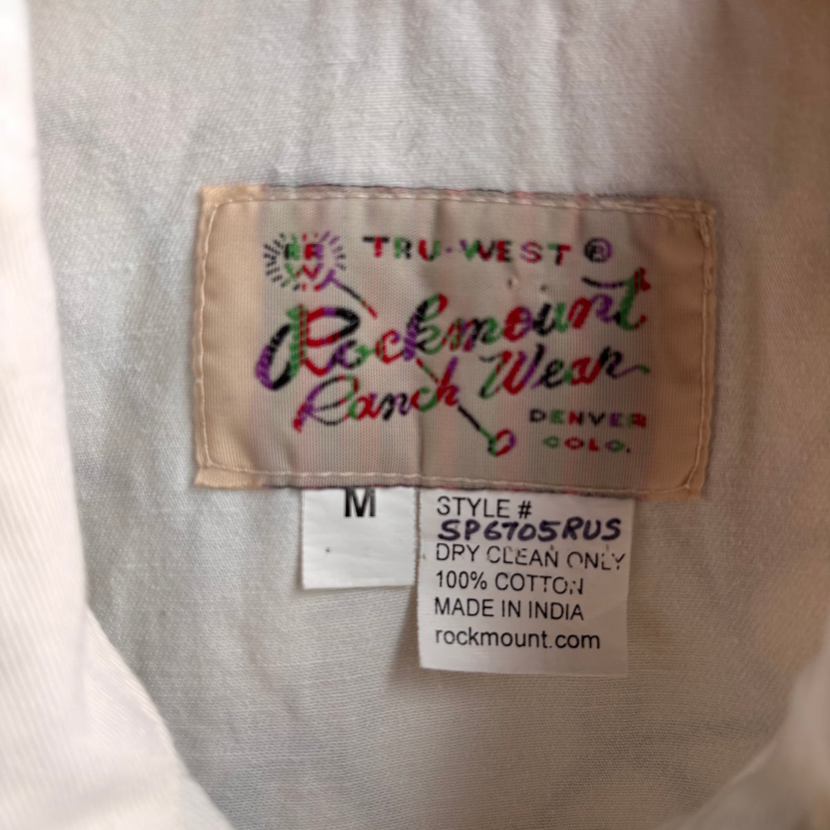 Rockmount Ranchwear Embroidered Pearl Snap