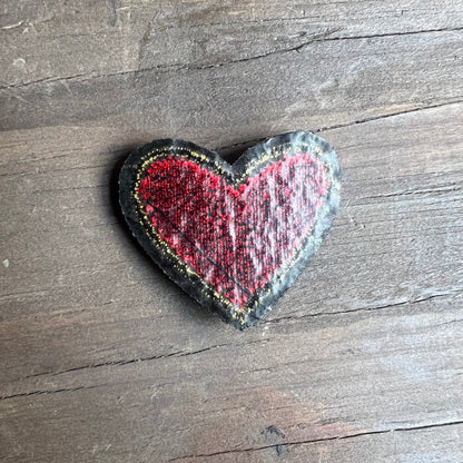 Small Vintage Heart Patch