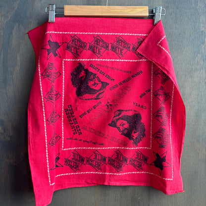 Vintage Red Will Nelson Bandana