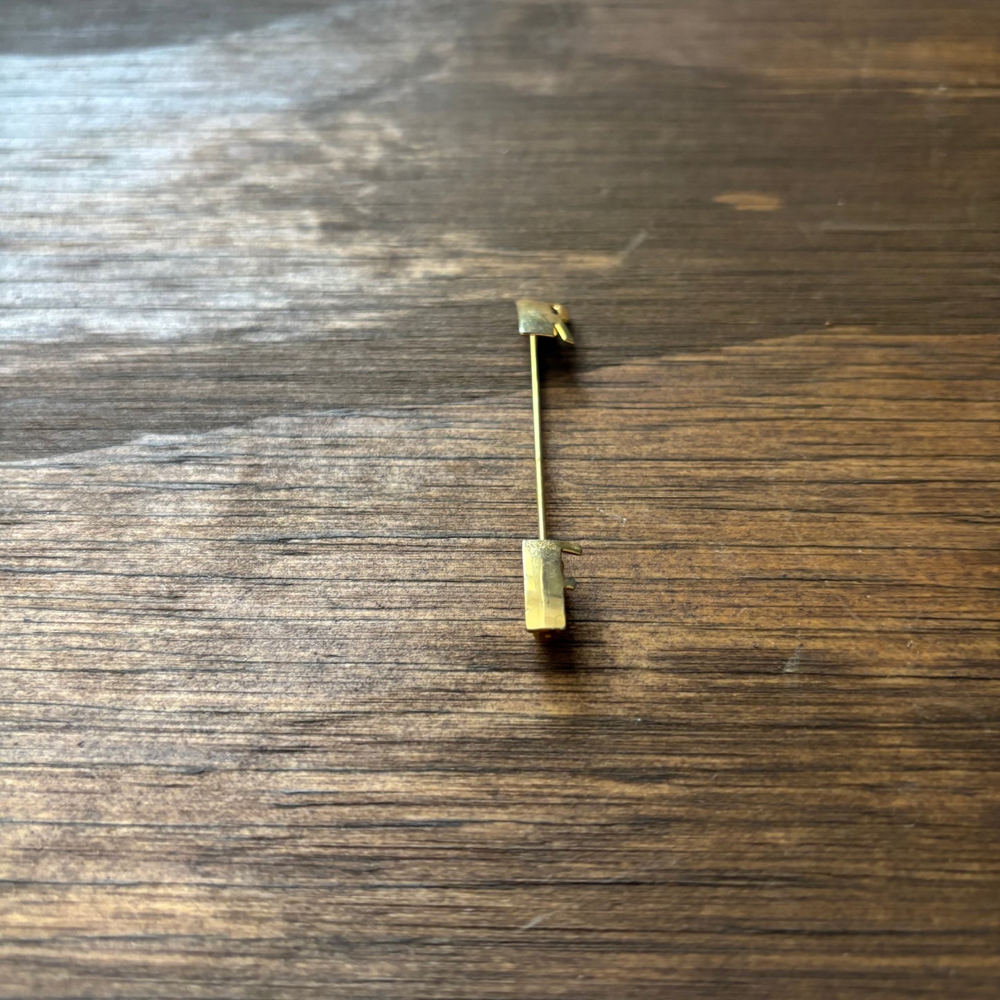 Gold Tone "RF" Tie Pin