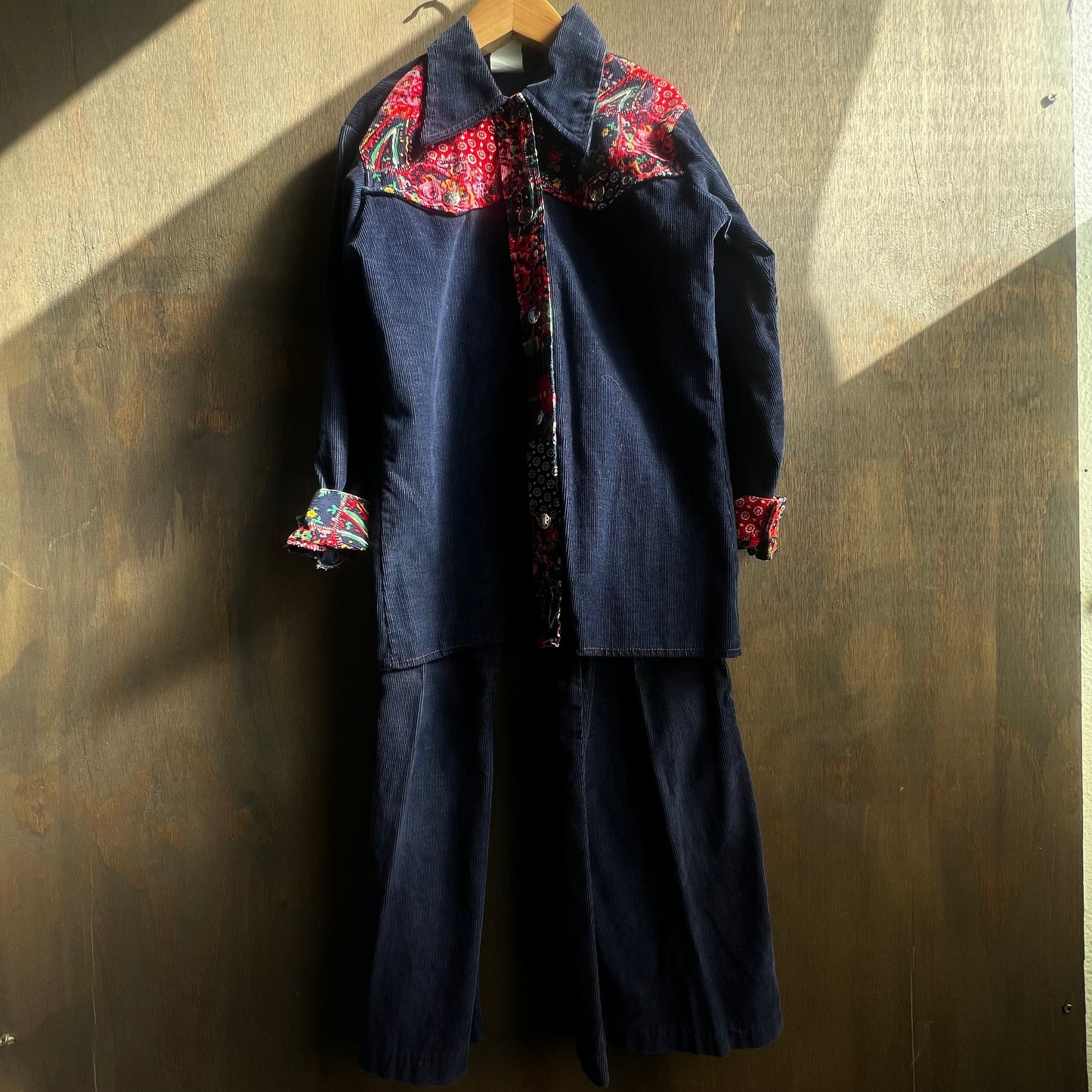 Kids Blue Corduroy Set