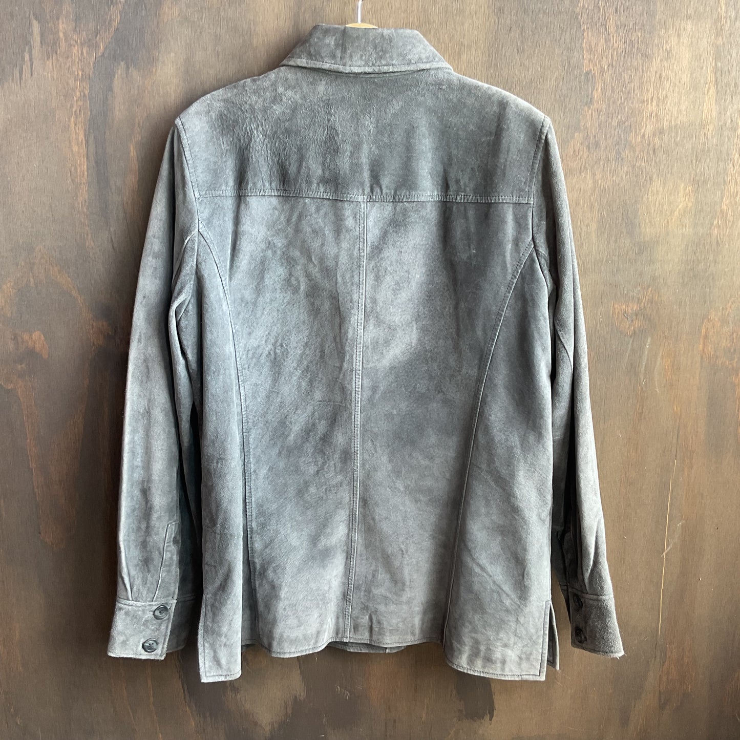 Vintage Grey Suede Jacket