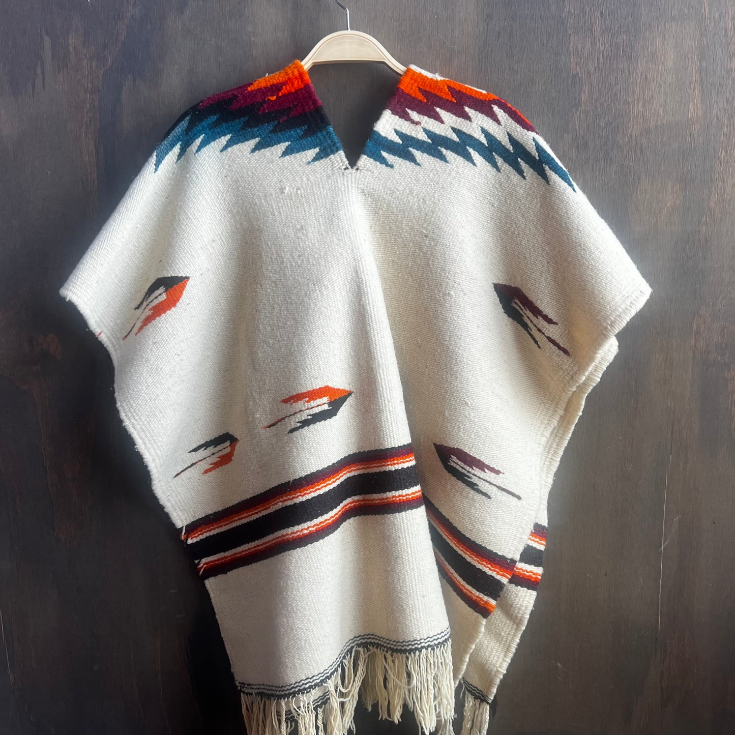 Western Wool Poncho