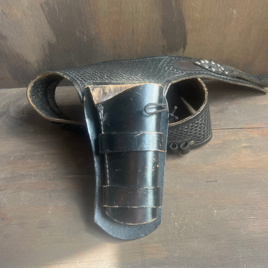 Vintage Black Leather Holster