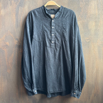 Black Paisley Button Up