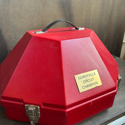 Red Adjustable Travel Hat Box