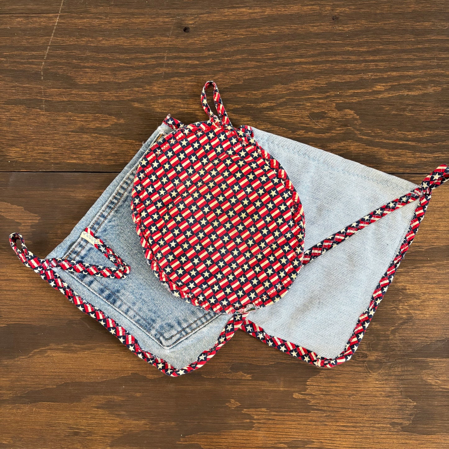 Denim USA Potholders (Set of 3)