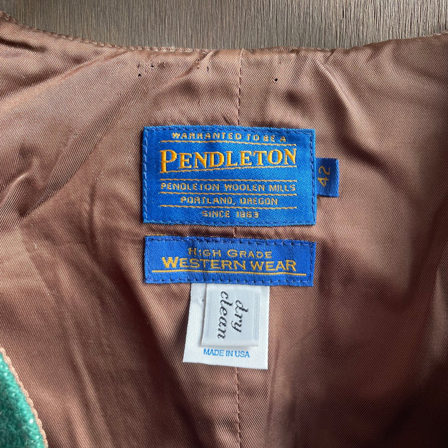 Vintage Pendleton Vest