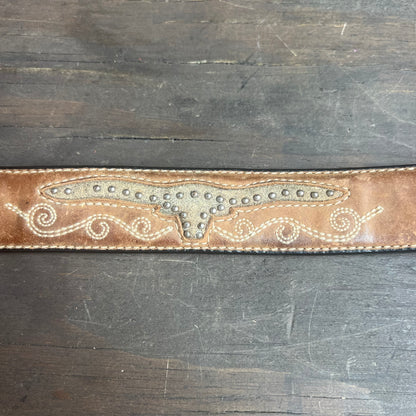Nocona Longhorn Cattle Kids Belt