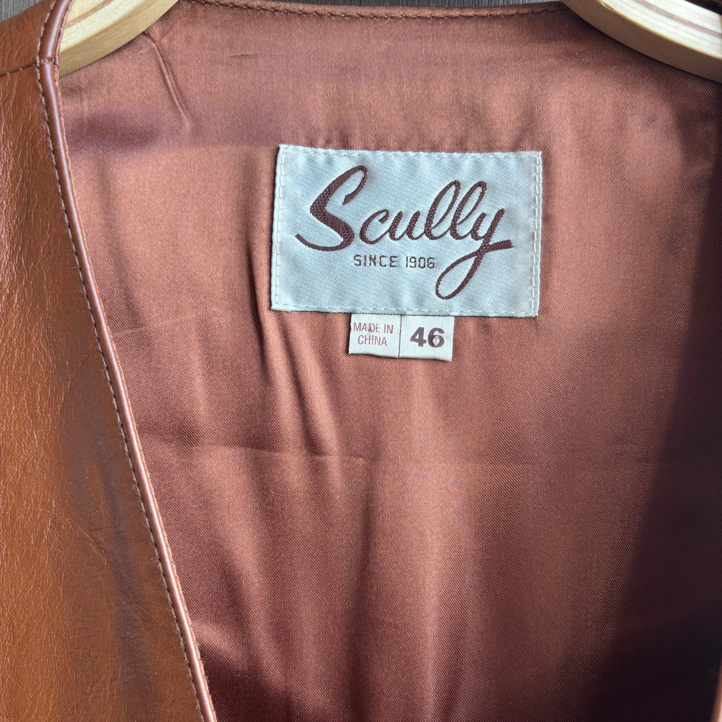 Scully Leather Vest