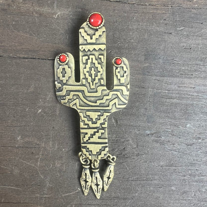 Cactus Brooch