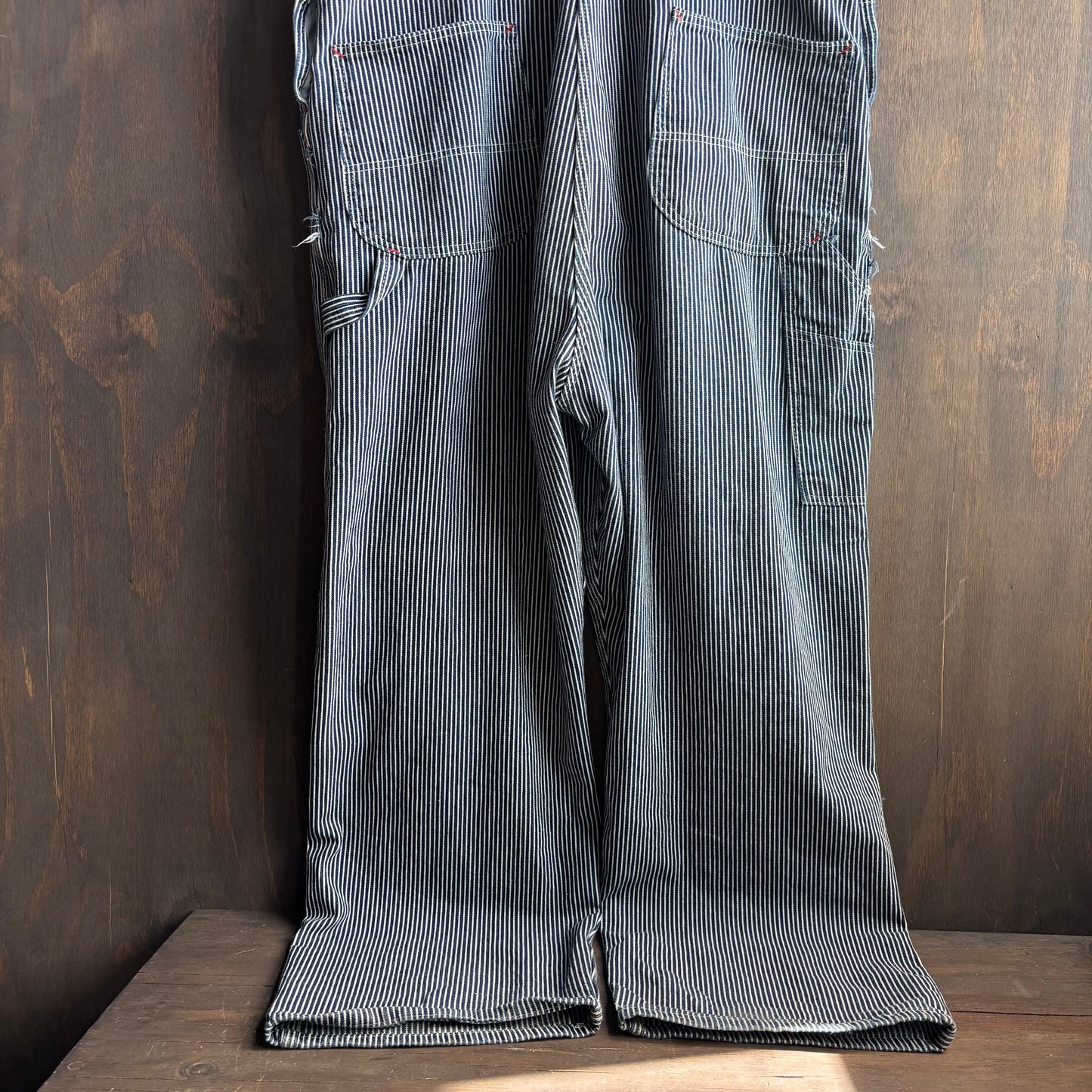 Vintage Dickie's Conductor Stripe Overalls