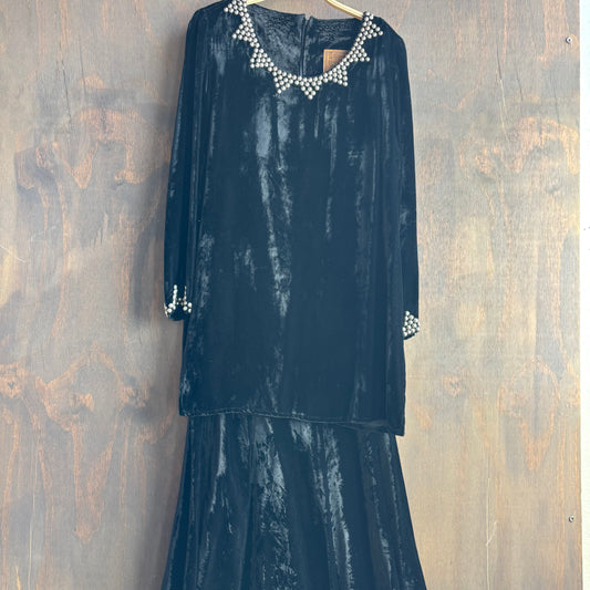 Double D Ranchwear Black Velvet Set