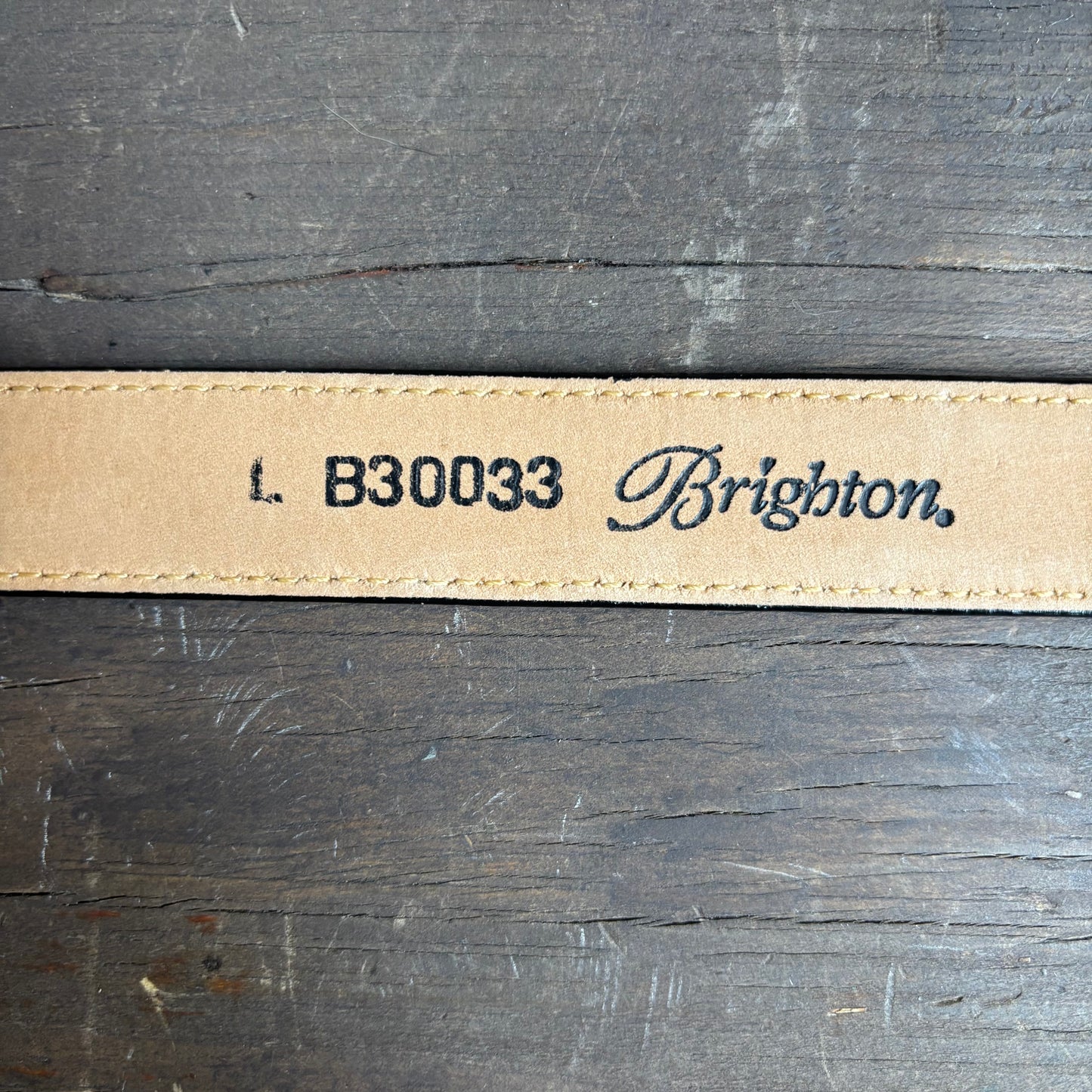 Brighton Black Hook Belt