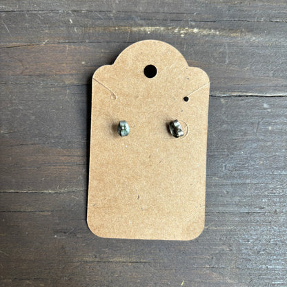 Turquoise Teardrop Stud Earrings