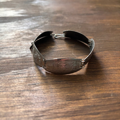 Vintage Etched Metal Bracelet