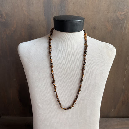 Tiger's Eye Bead Necklace