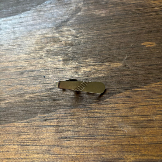 Tie Clip with Etched Lines