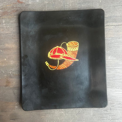 Vintage Couroc Plate