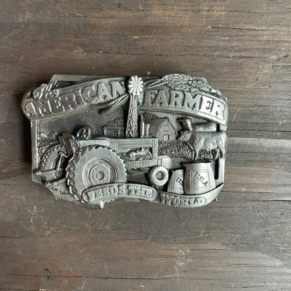 American Farmer Belt Buckle