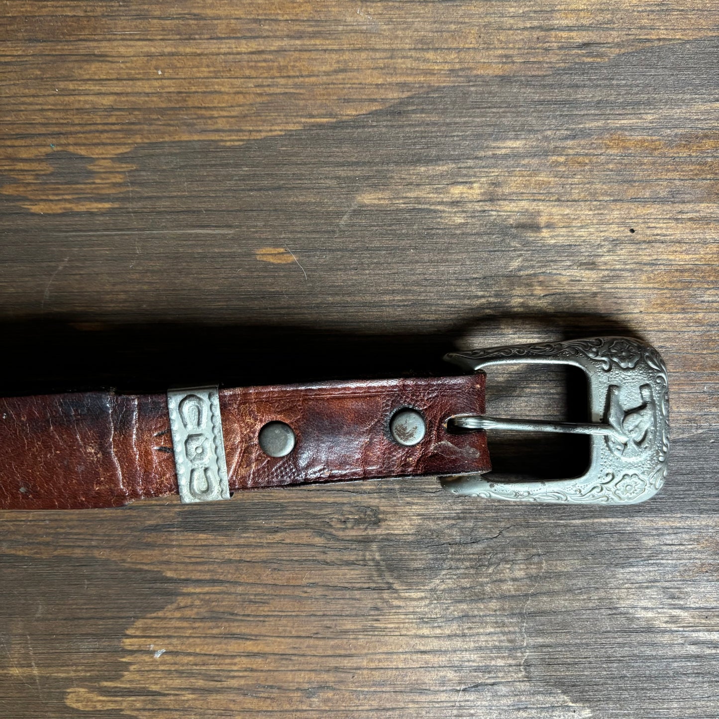 Kids Brown Leather Belt