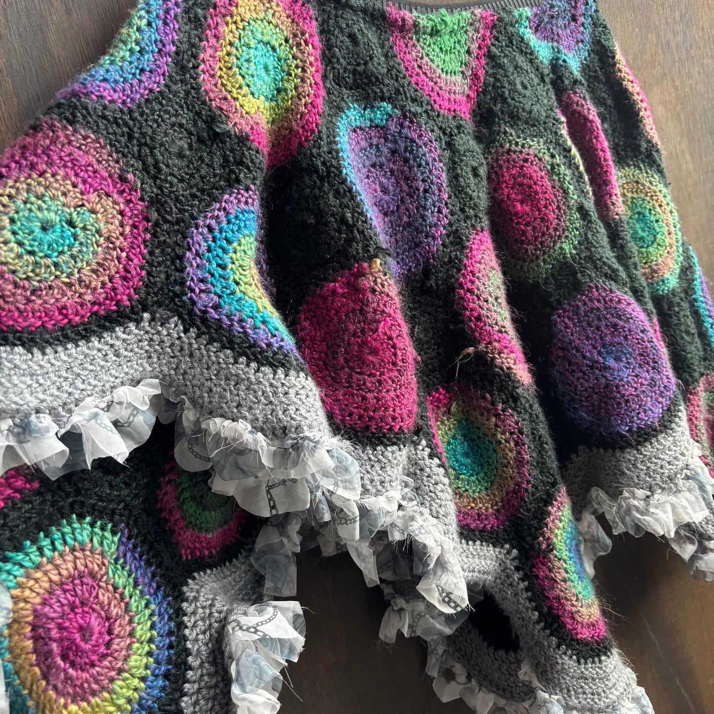 Mutil-Color Knit Mini Skit