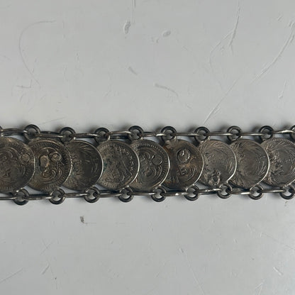 1890-97 Guatemala 1/4 Real Coin Bracelet