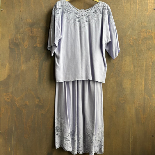 Periwinkle Skirt Set