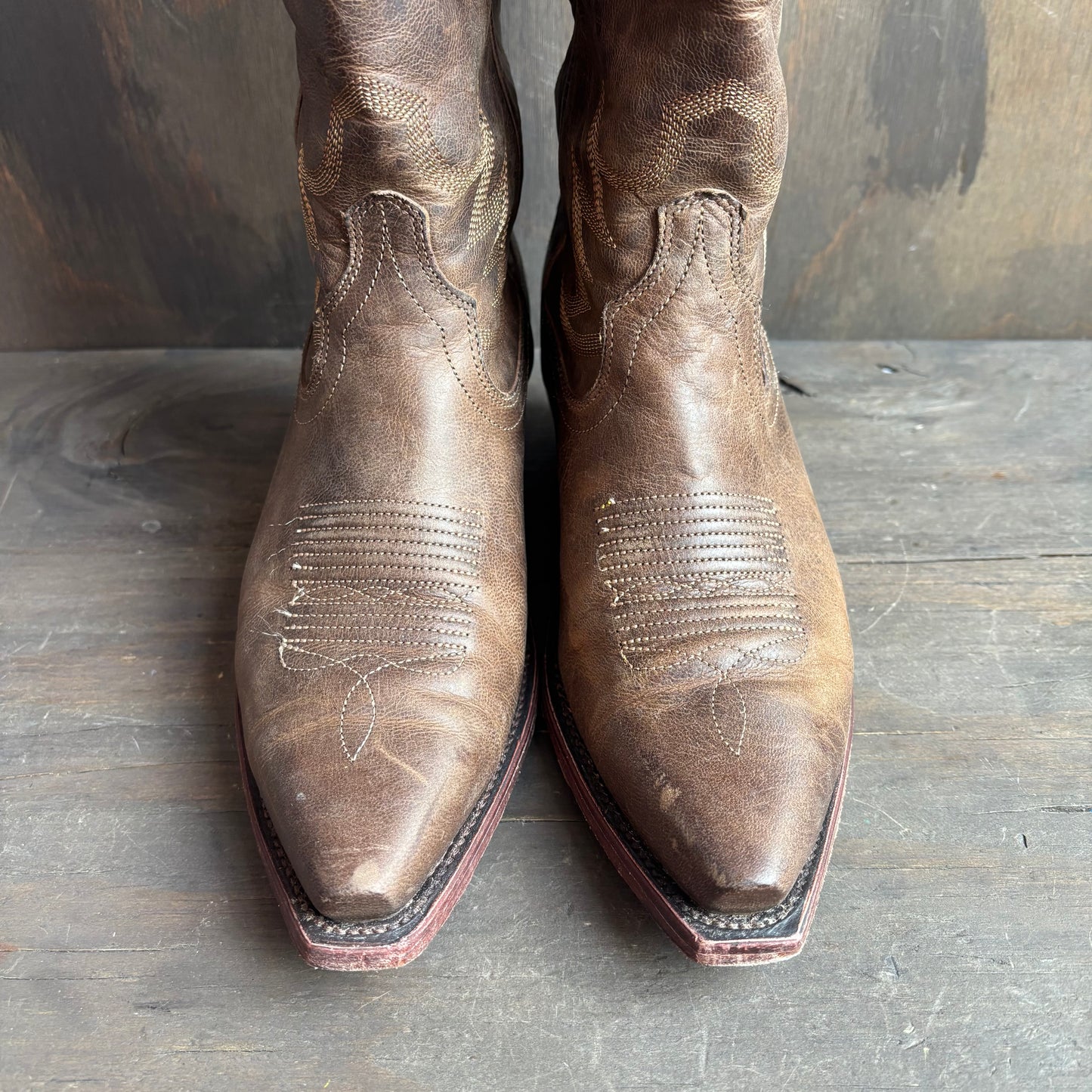 Tecova Brown Leather Boots