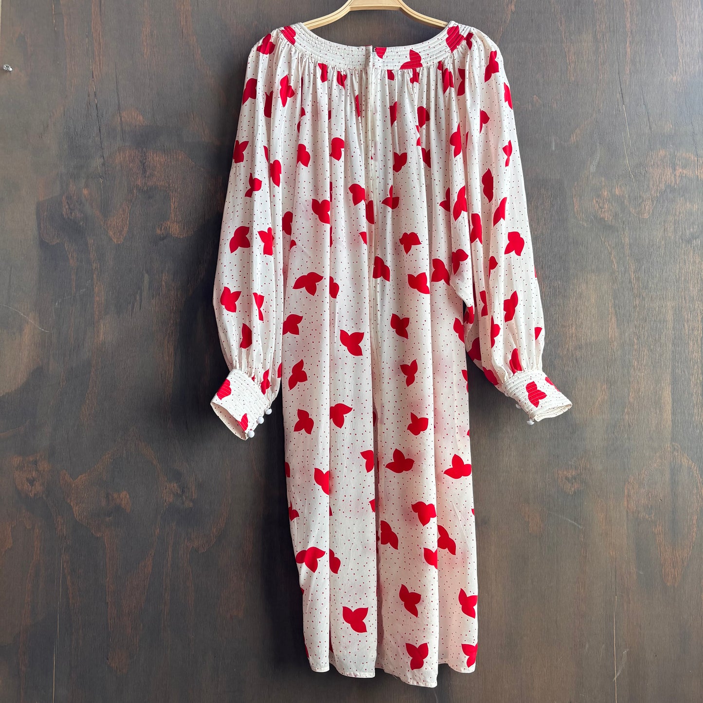 Red Print Dress