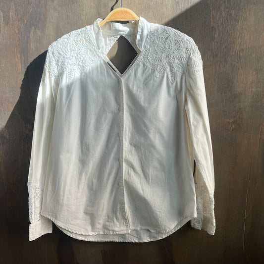 Southwest Canyon White Blouse