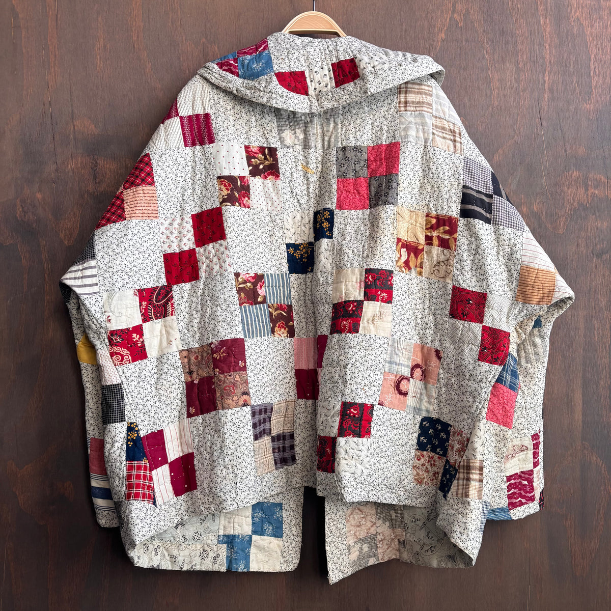 Vintage Patchwork Quilt Cocoon Jacket