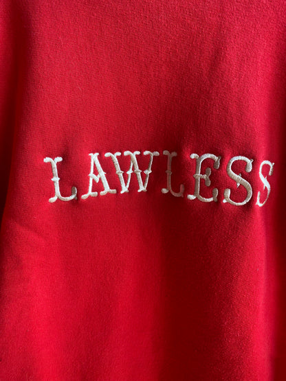 Custom Red “Lawless” Sweatshirt