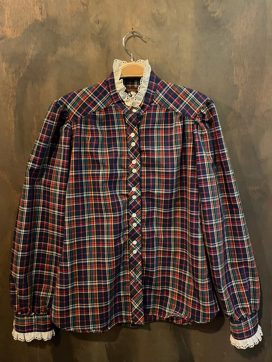 Vintage Karman plaid button down