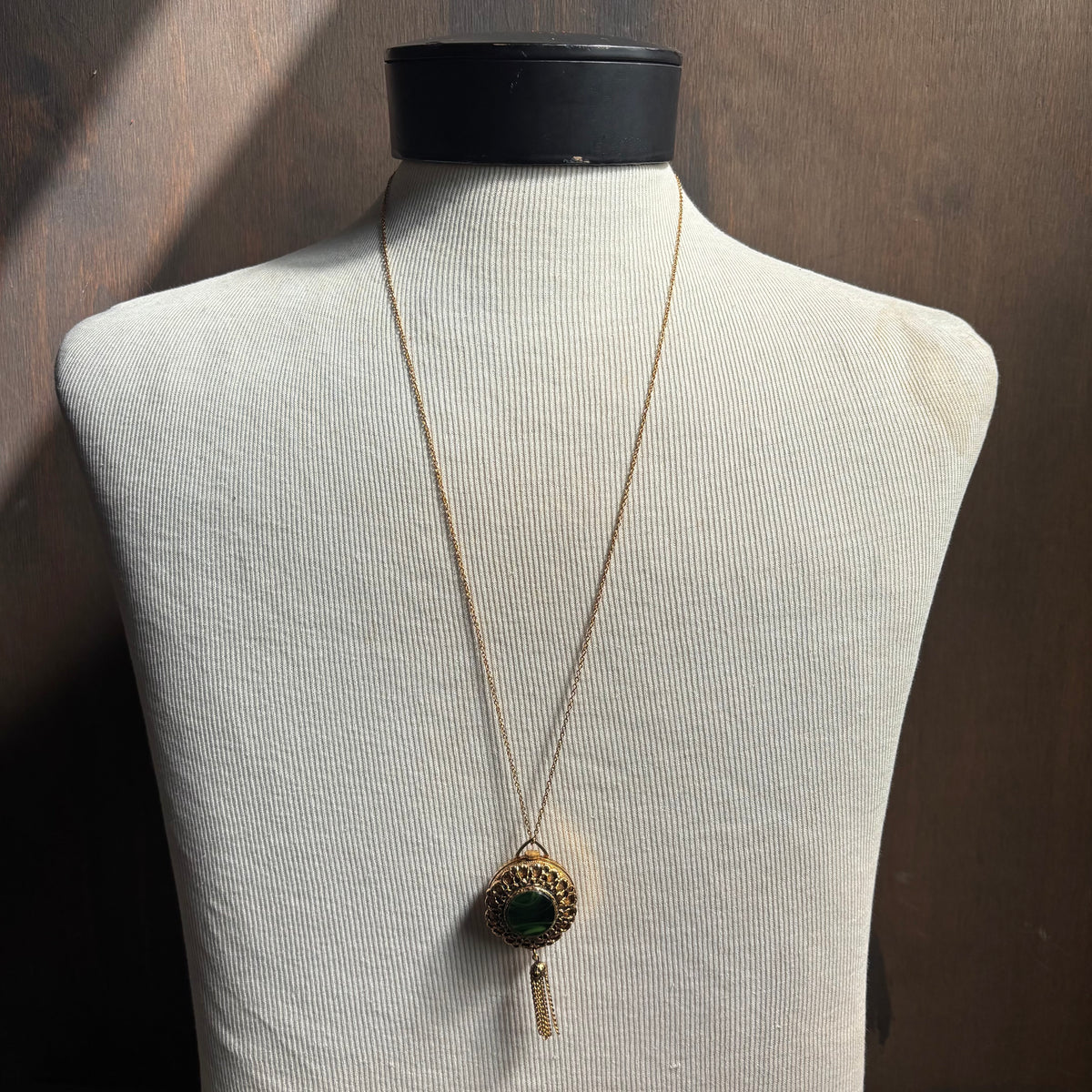 Long Pocket Watch Chain Necklace
