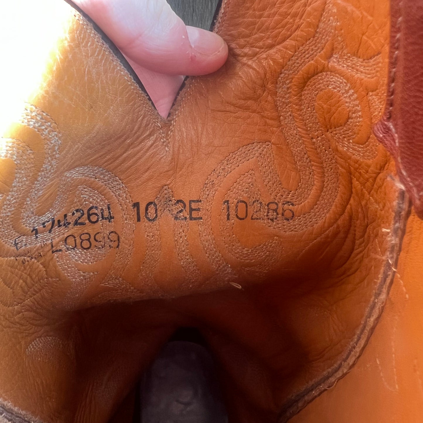 Brown Lucchese Cowboy Boots