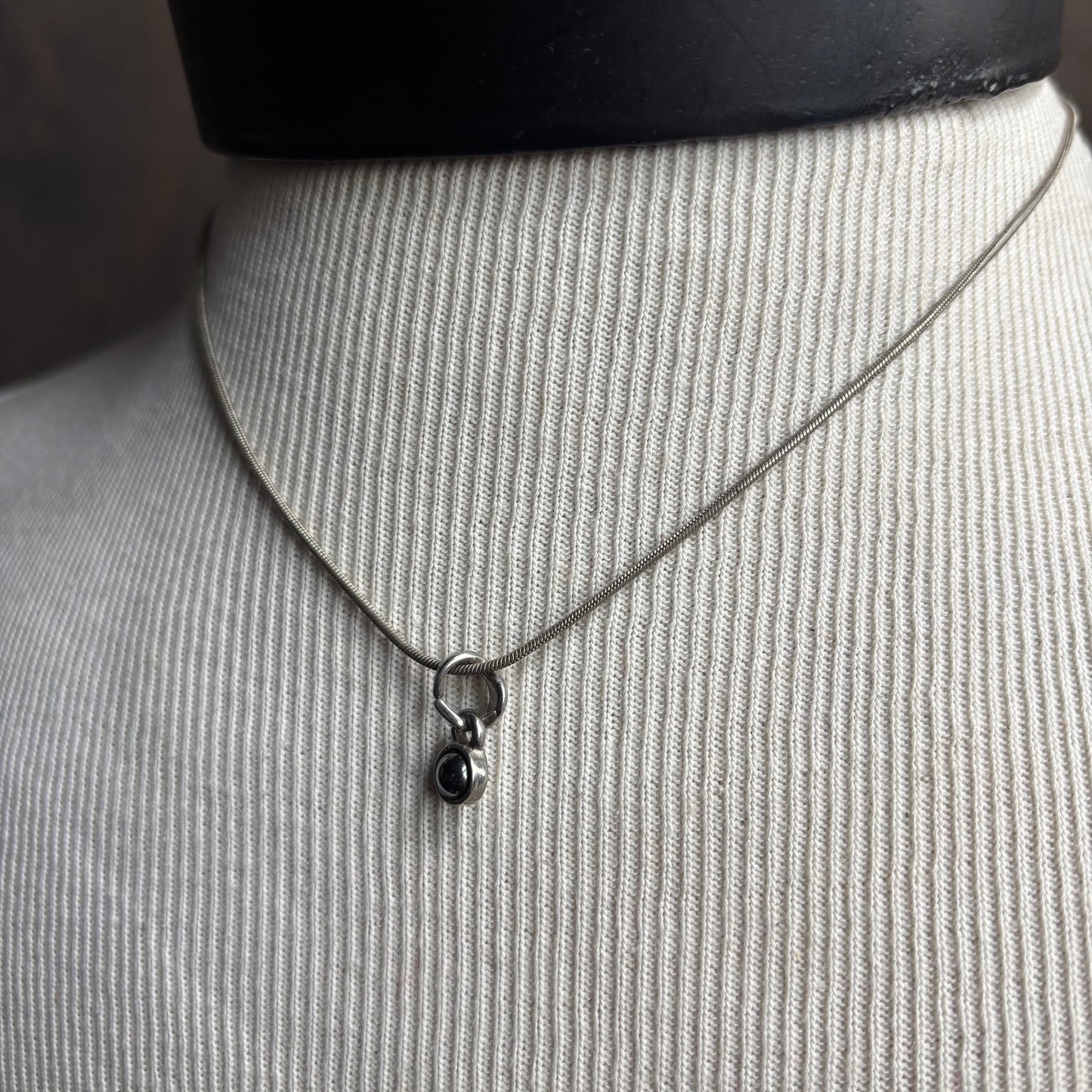Silver Dot Necklace