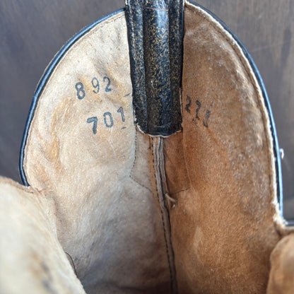 Custom Two-Tone Crocodile Boots