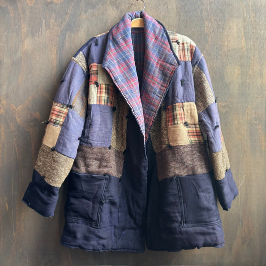 Vintage Blue Quilt Jacket