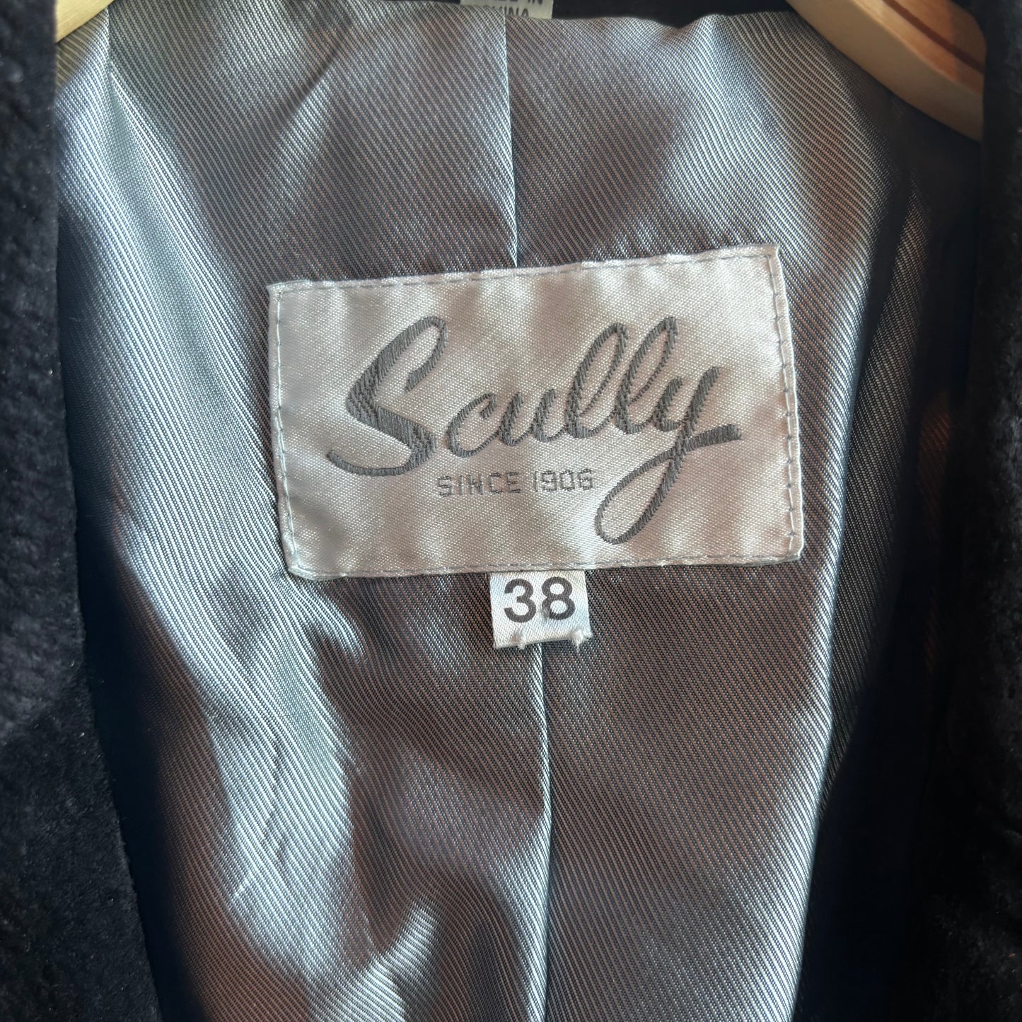 Scully Black Cropped Suede Jacket