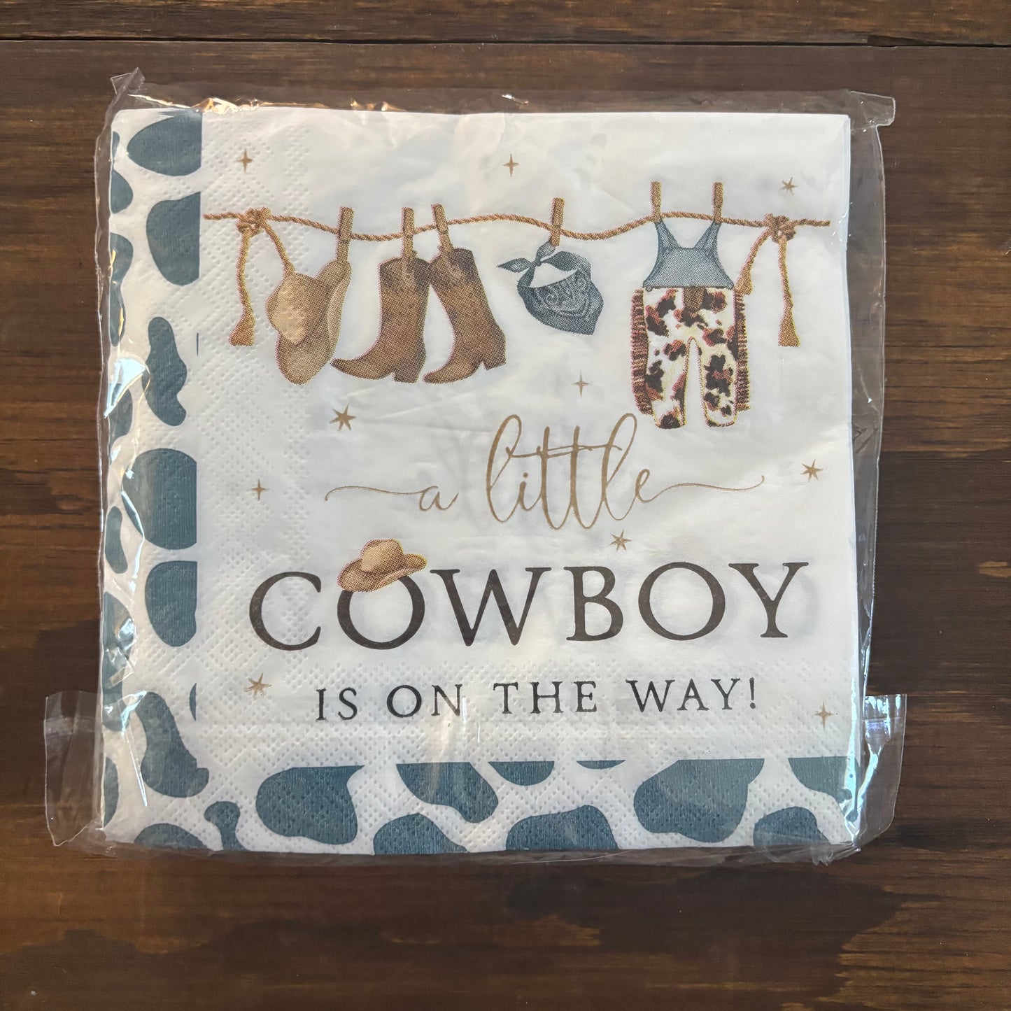 Cowboy Baby Shower Napkins