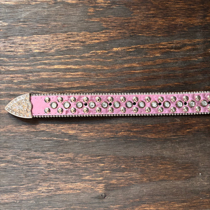 Pink Studded Belt