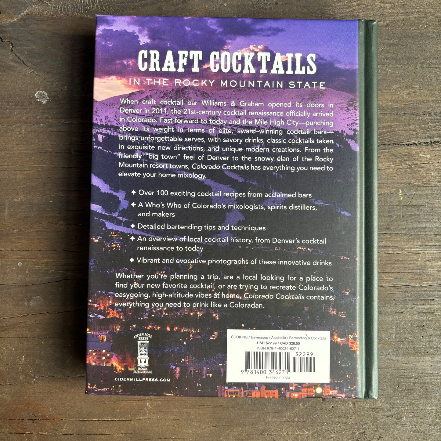 Colorado Cocktails Book