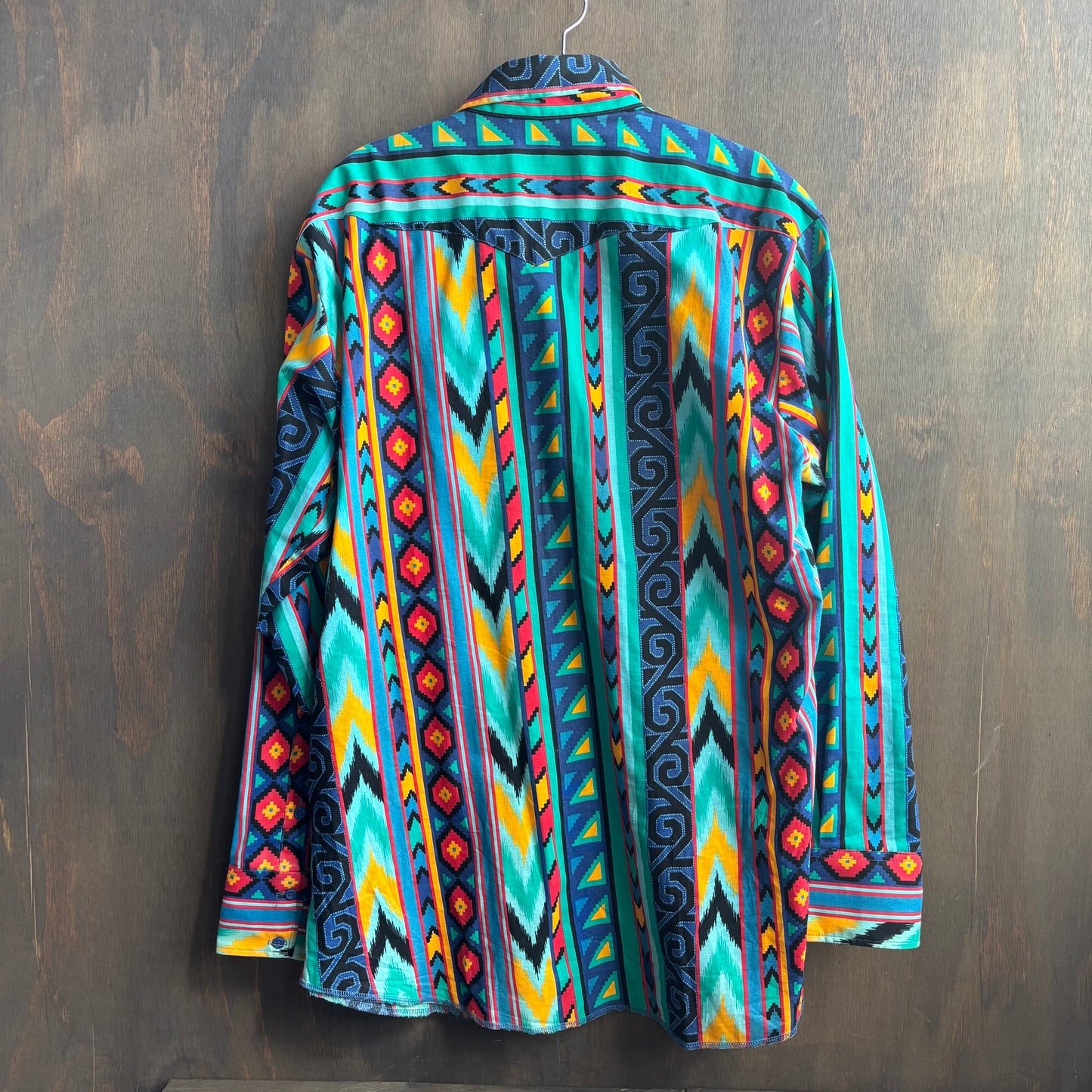 Colorful Panhandle Slim Button Up