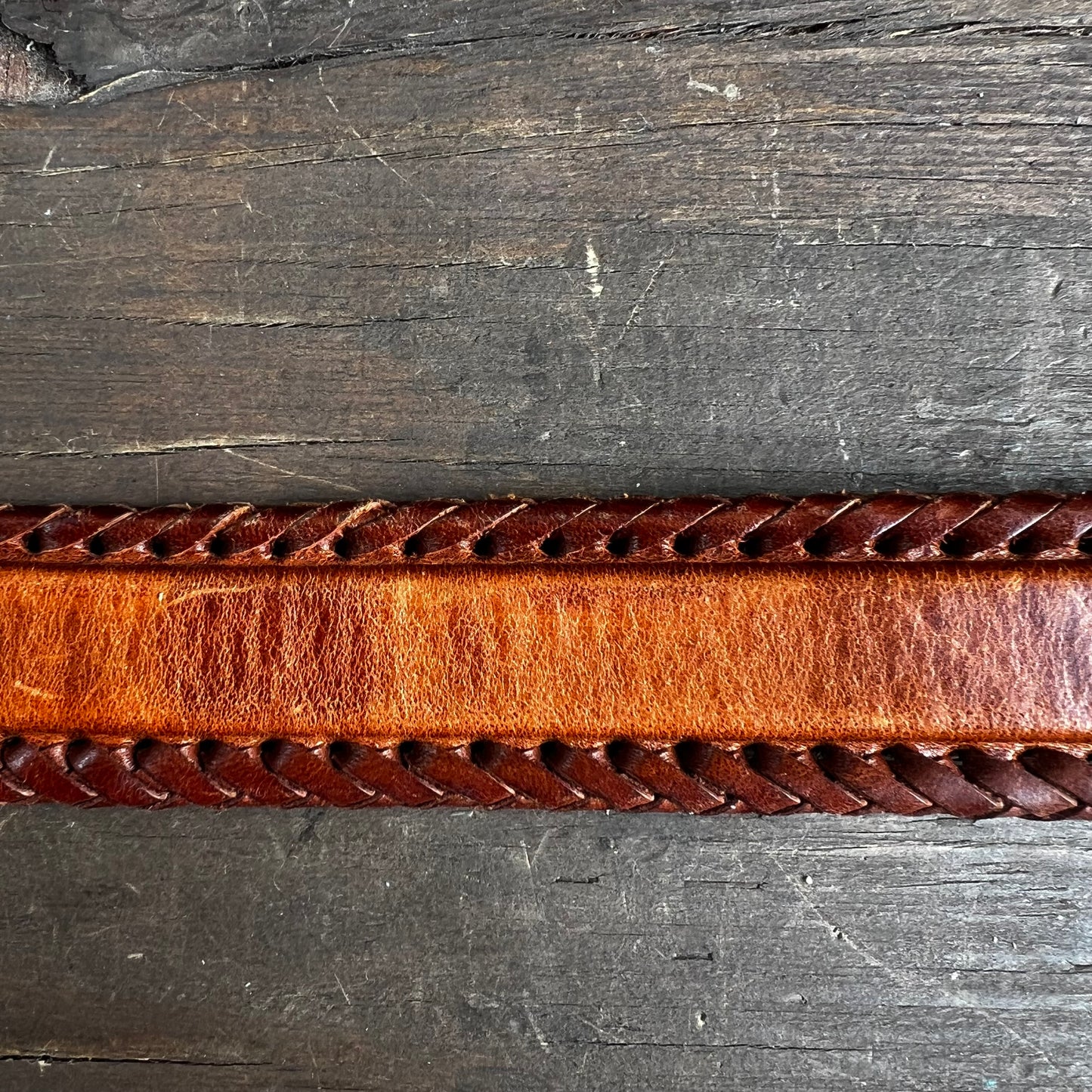 Resistol Brown Leather Belt