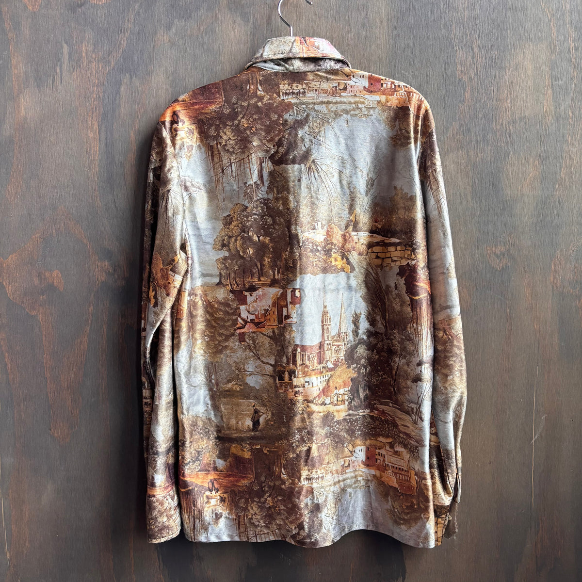 Vintage Camo Style Button Up